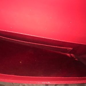 Yves Saint Laurent Bags - Red YSL Patent clutch Yves Saint Laurent Bags - Red YSL Patent clutch